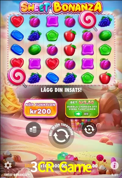 3CR Game — Sweet Bonanza slot | Play on Android APK & iPhone for real money | Pragmatic Play